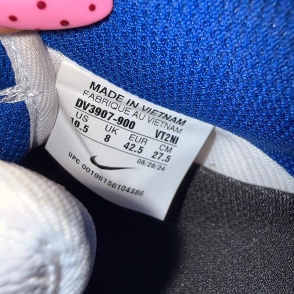 Nike Women’s Air Force 1 Low Royal Blue and White - Picture 5 of 6